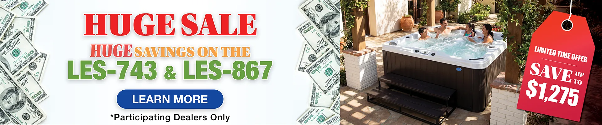 Calspas hot tub being used in a family setting - Payson